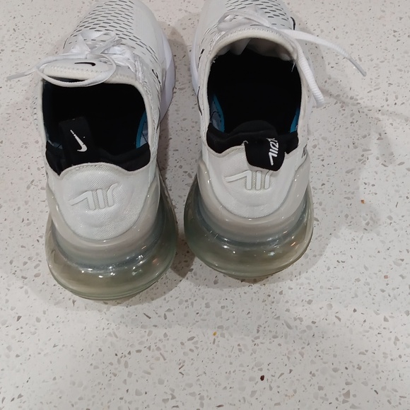 Almost New Nike Air Max 270 White Sneakers - Picture 4 of 6